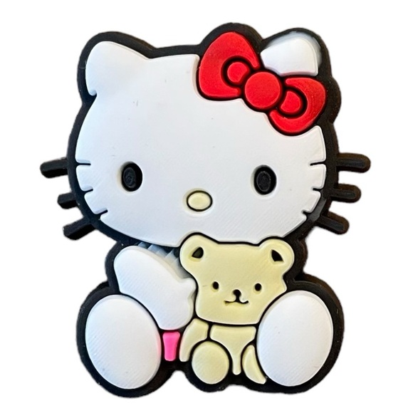 Shoe Charm Accessories - Hello Kitty With Bear Croc Charm